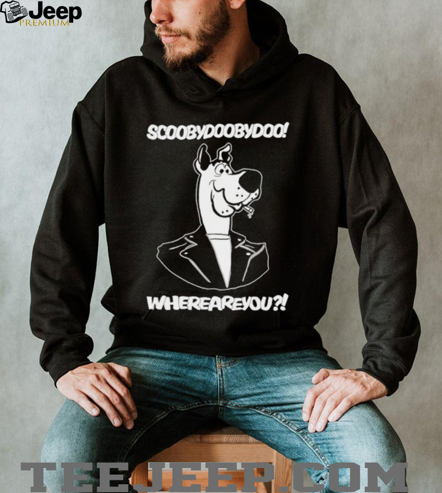 Scooby-Doo and Shaggy looking scared