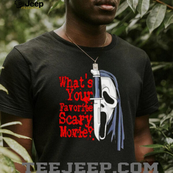 Scream Ghostface knife what’s your favorite scary movie shirt