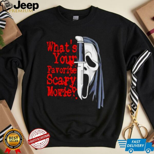 Scream Ghostface knife what’s your favorite scary movie shirt