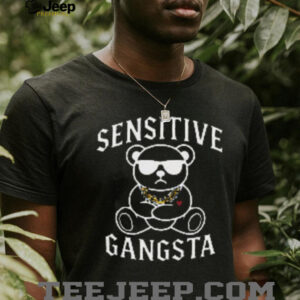 Sensitive Gangsta Teddy Bear Funny Sarcastic Meme Pullover Shirt