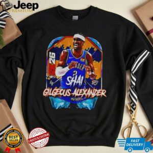 Shai Gilgeous Alexander OKC Thunder MVP Basketball NBA 2026 Basketball shirt