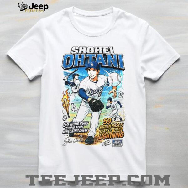 Shohei Ohtani Bootleg Anime Dodgers MVP shirt