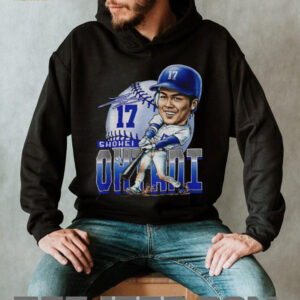 Shohei Ohtani Los Angeles Hitting Los Angeles Dodgers cartoon big...