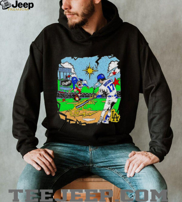 Shohei Ohtani x Monkey D. Luffy One Piece shirt