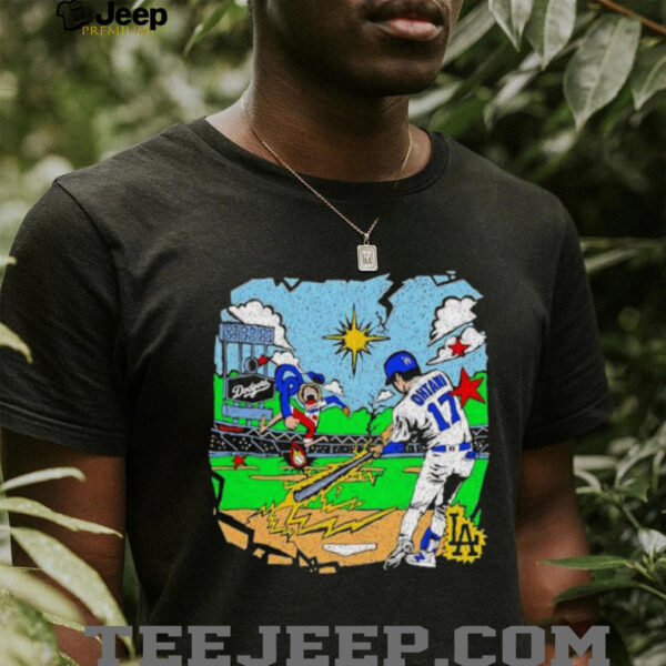 Shohei Ohtani x Monkey D. Luffy One Piece shirt