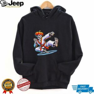 Skeleton Karate Halloween 2025 shirt