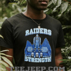 Skeleton Las Vegas Raiders Strength shirt