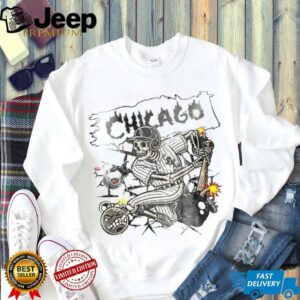 Skeleton vs Chicago White Sox Baseball MLB Game Day spooky...