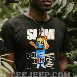 Slam Cover Shai Gilgeous Alexander Big Rings OKC Thunder MVP shirt