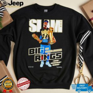 Slam Cover Shai Gilgeous Alexander Big Rings OKC Thunder MVP shirt