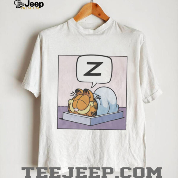 Sleeping orange cat shirt