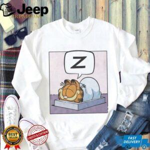 Sleeping orange cat shirt