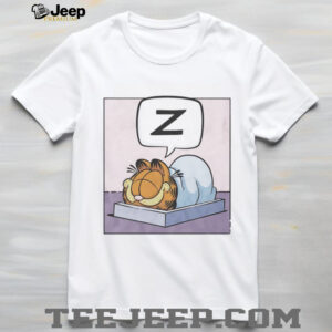 Sleeping orange cat shirt