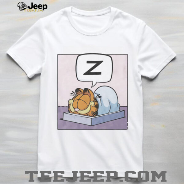 Sleeping orange cat shirt