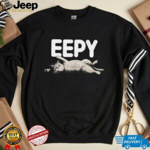 Sleepy Cat EEPY Kitten Funny Animal Lover Shirt