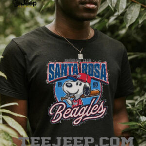 Snoopy Baseball Team Santa Rosa sluggers 1950 shirt