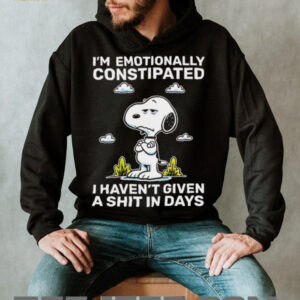 Snoopy I’m emotionally constipated I haven’t given a shit in...