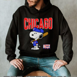 Snoopy Peanuts Ripple Junction Chicago Baseball shirt