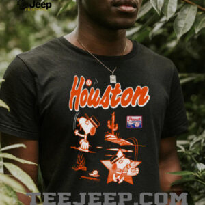 Snoopy Peanuts Ripple Junction Houston Baseball T Shirts