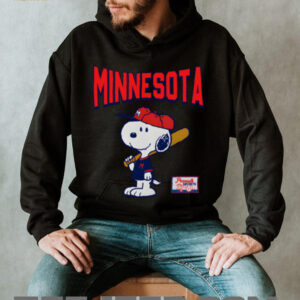 Snoopy Peanuts Ripple Junction Minnesota Baseball shirt