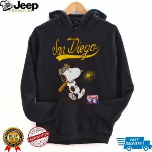 Snoopy Peanuts Ripple Junction San Diego Baseball shirt