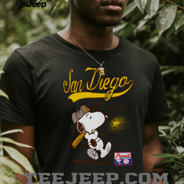 Snoopy Peanuts Ripple Junction San Diego Baseball shirt