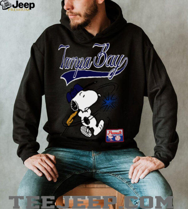Snoopy Peanuts Ripple Junction Tampa Bay Baseball shirt