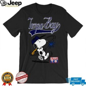 Snoopy Peanuts Ripple Junction Tampa Bay Baseball shirt