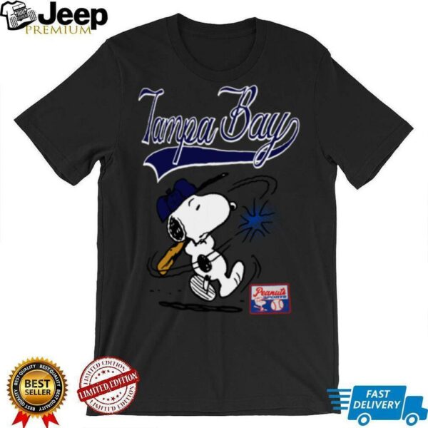 Snoopy Peanuts Ripple Junction Tampa Bay Baseball shirt
