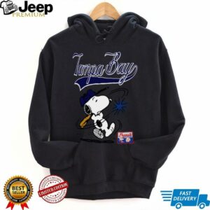 Snoopy Peanuts Ripple Junction Tampa Bay Baseball shirt