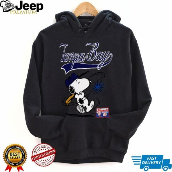 Snoopy Peanuts Ripple Junction Tampa Bay Baseball shirt