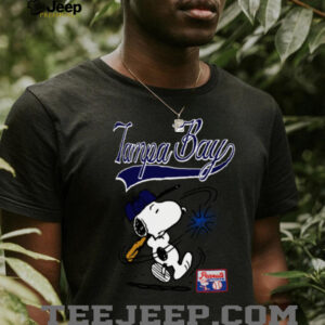 Snoopy Peanuts Ripple Junction Tampa Bay Baseball shirt