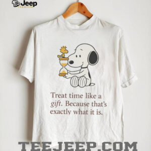 Snoopy and Woodstock treat time like a gift because that’s...