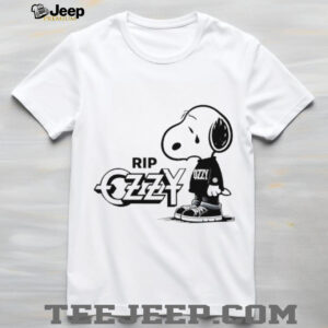 Snoopy cry RIP Ozzy Osbourne logo shirt