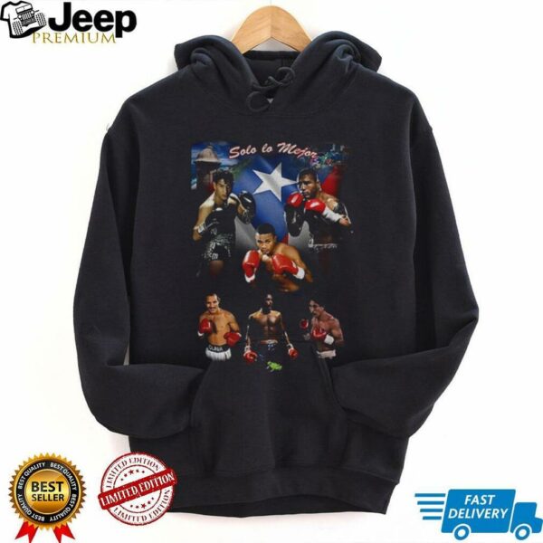 Solo lo Mejor Puerto rican boxing legends shirt