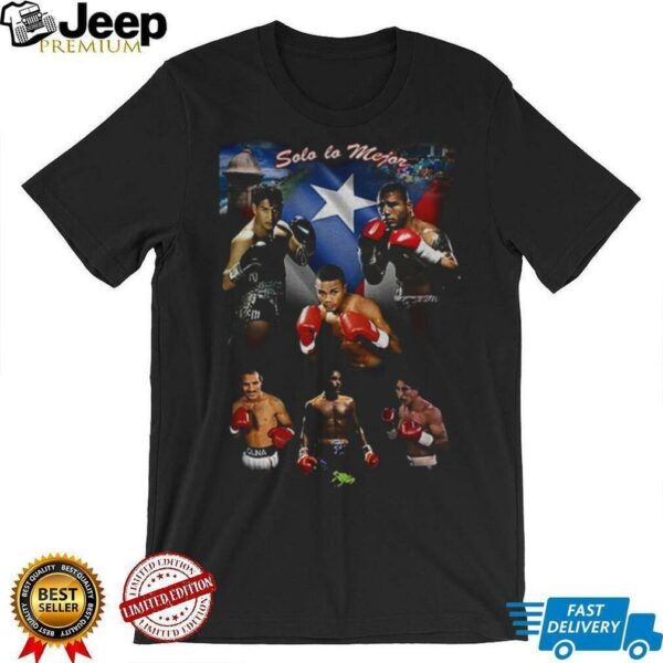 Solo lo Mejor Puerto rican boxing legends shirt