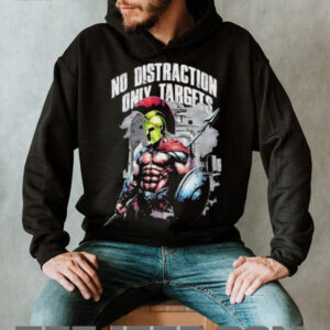 Spartan Warrior No Distraction Only Targets retro shirt