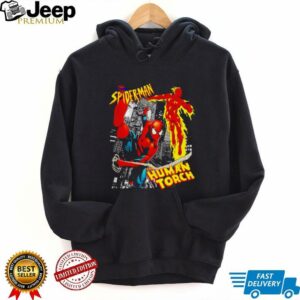 Spider man the Human Torch shirt