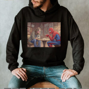 Spiderman and Ozzy Osbourne playing chess shirt
