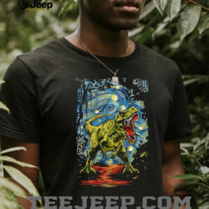 Starry Night T Rex shirt