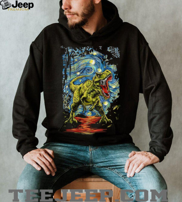 Starry Night T Rex shirt