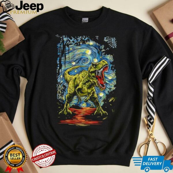 Starry Night T Rex shirt