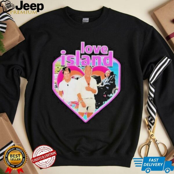 Stephen hawking jeffrey epstein love island heart shirt