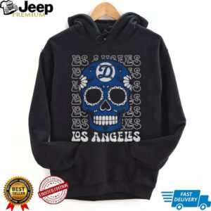 Sugar Skull Los Angeles Dodgers MLB baseball 2025 gift for...