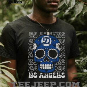 Sugar Skull Los Angeles Dodgers MLB baseball 2025 gift for fans shirt