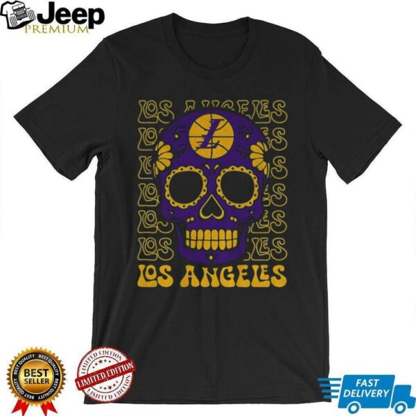 Sugar Skull Los Angeles Lakers MLB baseball 2025 gift for fans shirt