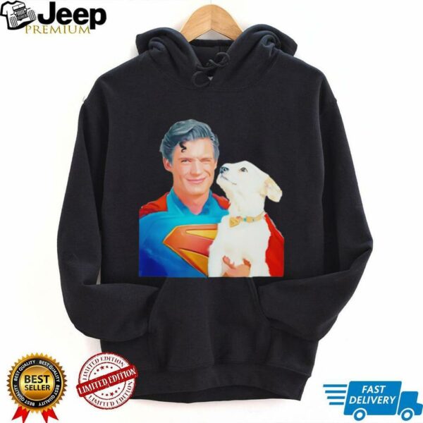 Superman Clark Kent and Dog Krypto shirt