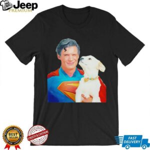Superman Clark Kent and Dog Krypto shirt