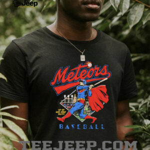 Superman Cleveland Meteors Baseball t shirt