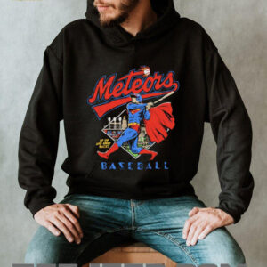 Superman Cleveland Meteors Baseball t shirt